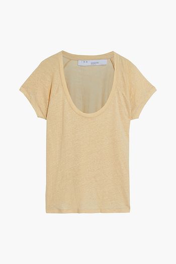 IRO Holsen slub linen-jersey T-shirt