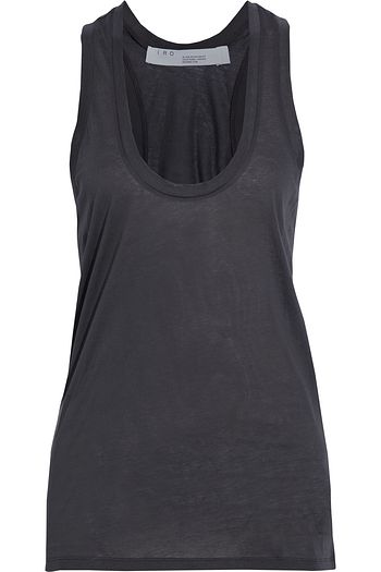 IRO Sharone slub cotton-jersey tank