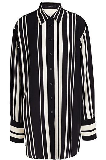 JOSEPH Brooks striped silk crepe de chine shirt
