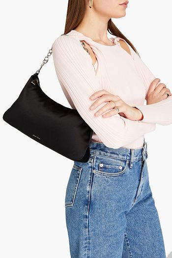 DANSE LENTE Misty satin shoulder bag