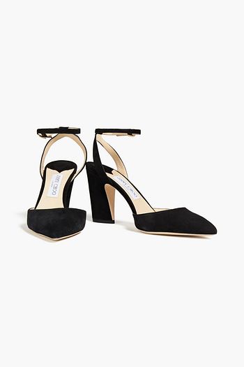 JIMMY CHOO Micky 85 suede pumps