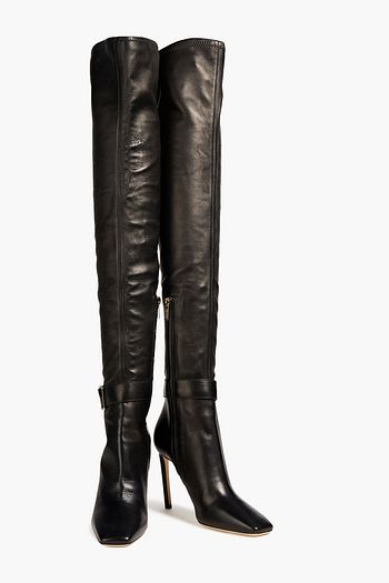 JIMMY CHOO Takara 100 leather over-the-knee boots