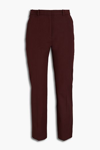 JOSEPH Coleman cropped gabardine straight-leg pants