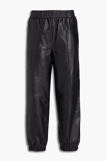 GANNI Karottenhose aus Leder