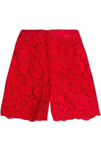 DOLCE & GABBANA Shorts aus schnurgebundener Spitze