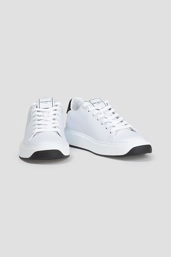 BALMAIN Sneakers aus perforiertem Leder