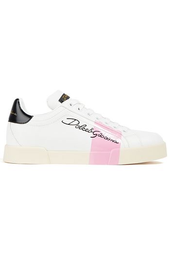 DOLCE & GABBANA Sneakers aus bedrucktem Leder