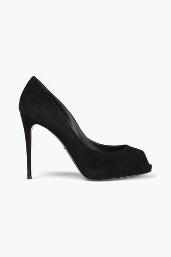 DOLCE & GABBANA Pumps aus Veloursleder