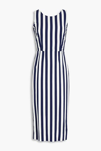 DOLCE & GABBANA Kleid aus Crêpe mit Streifen