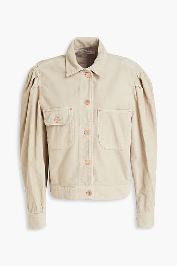 ISABEL MARANT ÉTOILE Jolanav gathered cotton-corduroy jacket