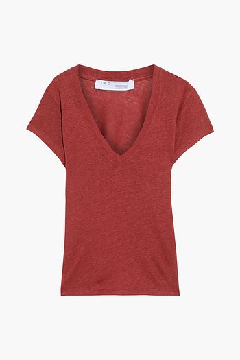 IRO Rodeo slub linen-jersey T-shirt