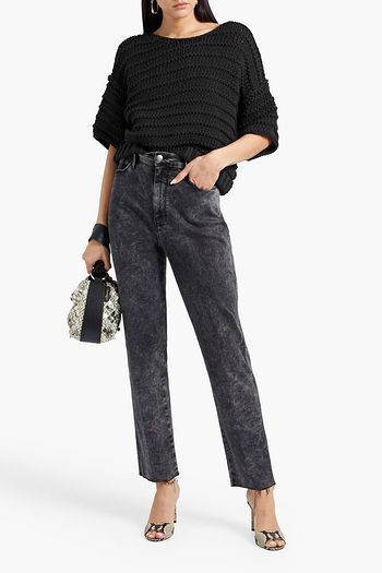 IRO Brianne cable-knit cotton-blend sweater