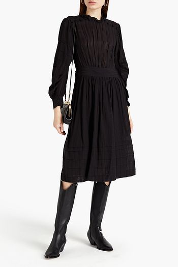 ISABEL MARANT ÉTOILE Odea gathered gauze midi dress