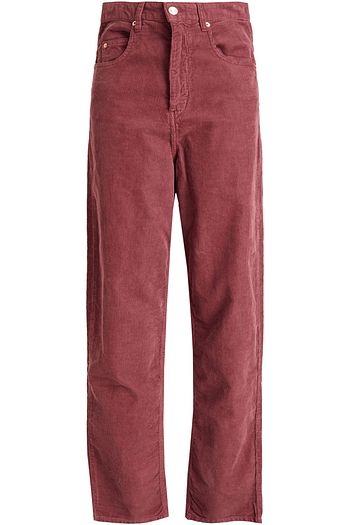 ISABEL MARANT ÉTOILE Corsyv cotton-corduroy straight-leg pants