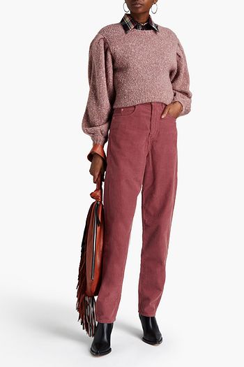 ISABEL MARANT ÉTOILE Corsyv cotton-corduroy straight-leg pants