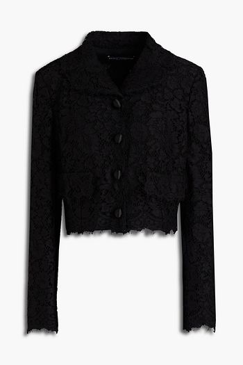 DOLCE & GABBANA Jacke aus schnurgebundener Spitze
