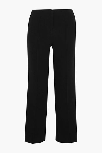 DIANE VON FURSTENBERG Striped crepe straight-leg pants