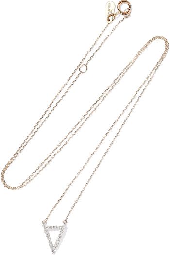ADINA REYTER Kette aus 14 Karat Gold mit Diamanten