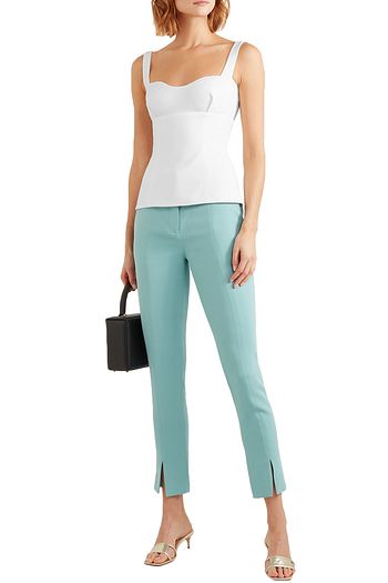 EMILIA WICKSTEAD Madeleine crepe top
