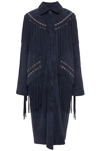 GABRIELA HEARST Calgary fringed suede coat