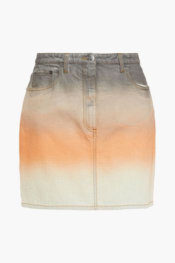 MISSONI Dégradé denim mini skirt