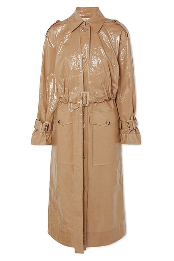 REJINA PYO Trenchcoat aus beschichteter Baumwolle