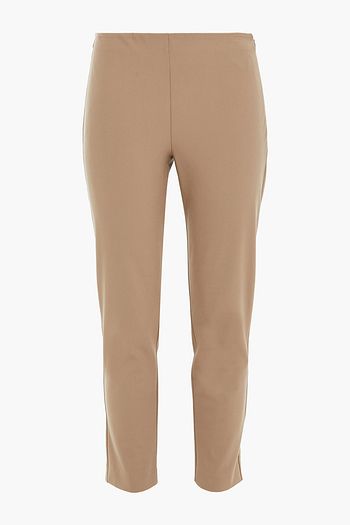 THEORY Cropped cotton-blend stretch-twill slim-leg pants