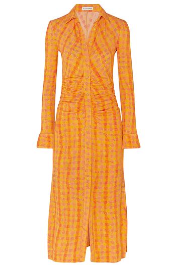 ALTUZARRA Claudia checked jersey dress
