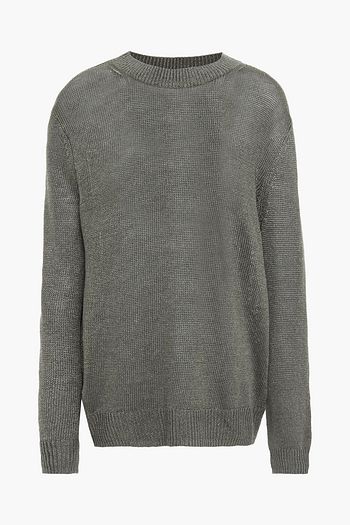 THEORY Linen-blend sweater
