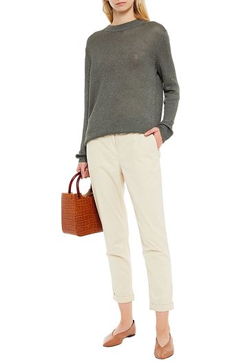 THEORY Linen-blend sweater