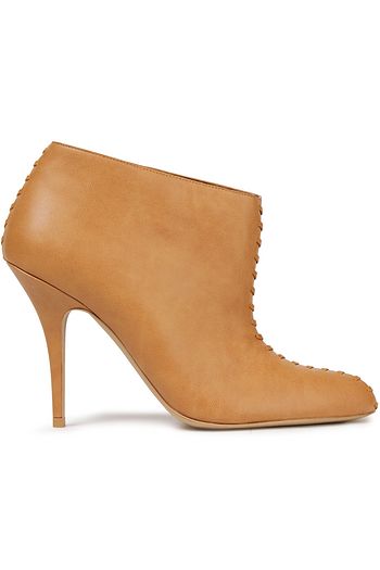STELLA MCCARTNEY Whipstitched faux leather ankle boots