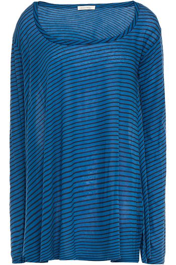 AMERICAN VINTAGE Striped Supima cotton-jersey top