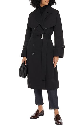 VICTORIA BECKHAM Doppelreihiger Trenchcoat aus Baumwoll-Canvas