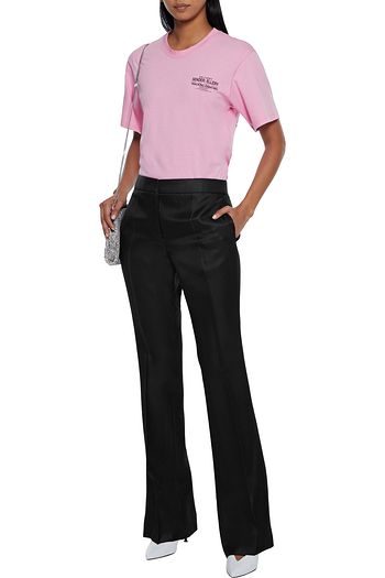 EMILIO PUCCI Wool and silk-blend twill flared pants