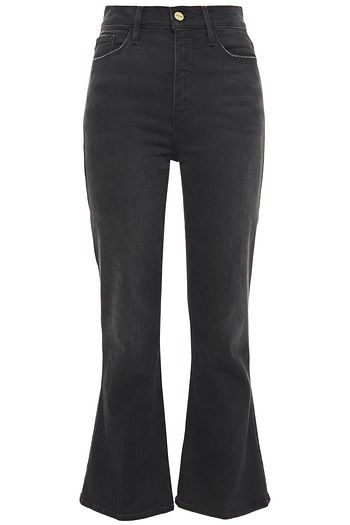 FRAME Le Sylvie Kick Boot high-rise bootcut jeans