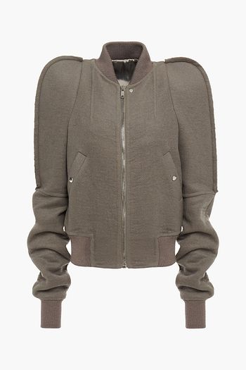 RICK OWENS Cashmere-felt bomber jacket