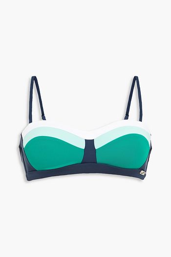 JETS AUSTRALIA BY JESSIKA ALLEN Revolve color-block bandeau bikini top