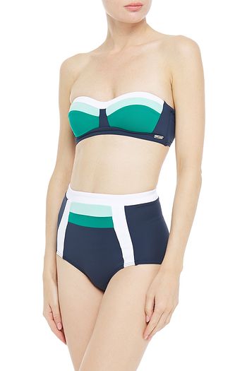 JETS AUSTRALIA BY JESSIKA ALLEN Revolve color-block bandeau bikini top