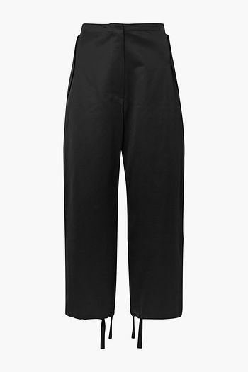 THE ROW Attie cotton-sateen straight-leg pants