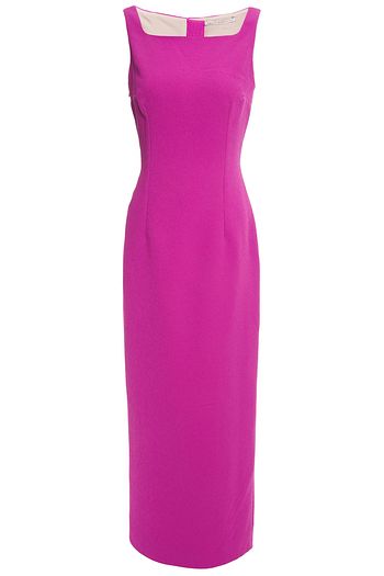 EMILIA WICKSTEAD Cleo cutout textured-crepe maxi dress