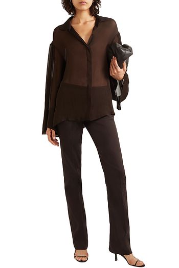 THE ROW Ladan cady straight-leg pants