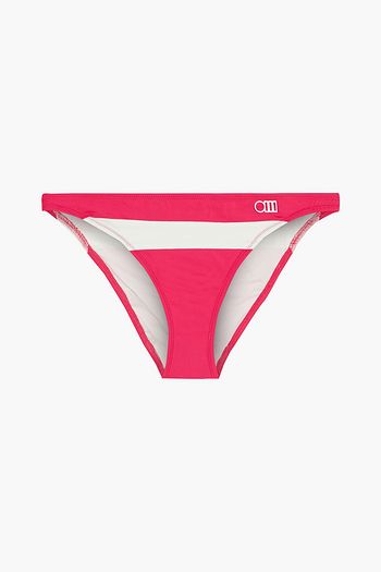 SOLID & STRIPED The Brooke striped low-rise bikini briefs