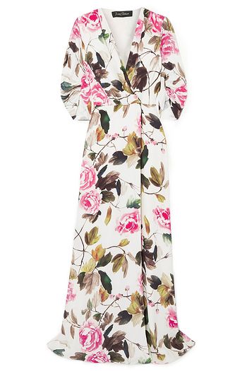 JENNY PACKHAM Harlow floral-print satin robe