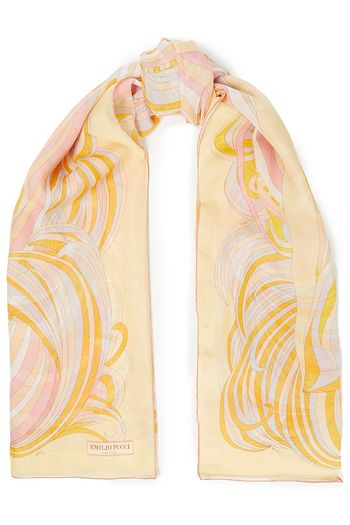 EMILIO PUCCI Printed silk-chiffon scarf