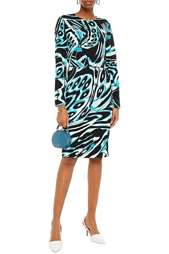 DIANE VON FURSTENBERG Inye bedrucktes Kleid aus Stretch-Crêpe