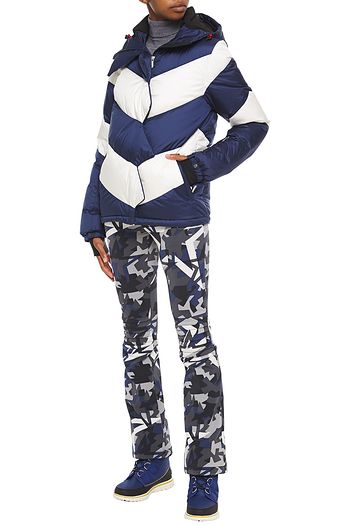 PERFECT MOMENT Super Day quilted two-tone shell down ski jacket