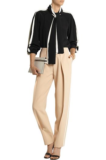 CHLOÉ Crepe tapered pants