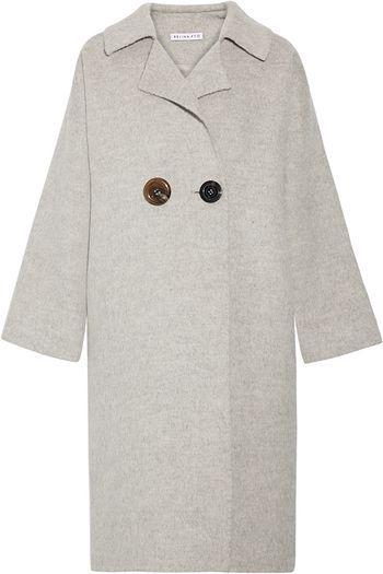 REJINA PYO Kate color-block alpaca and wool-blend coat