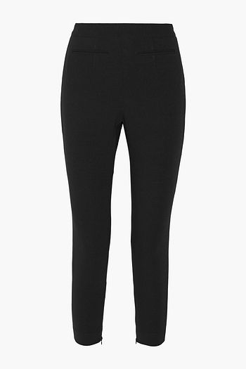 ALEXANDER MCQUEEN Stretch wool and cotton-blend leggings