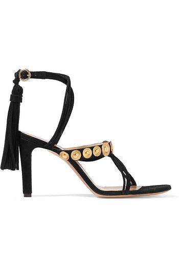 CHLOÉ Embellished suede sandals